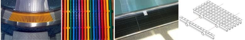 bandeau grille de goulottes